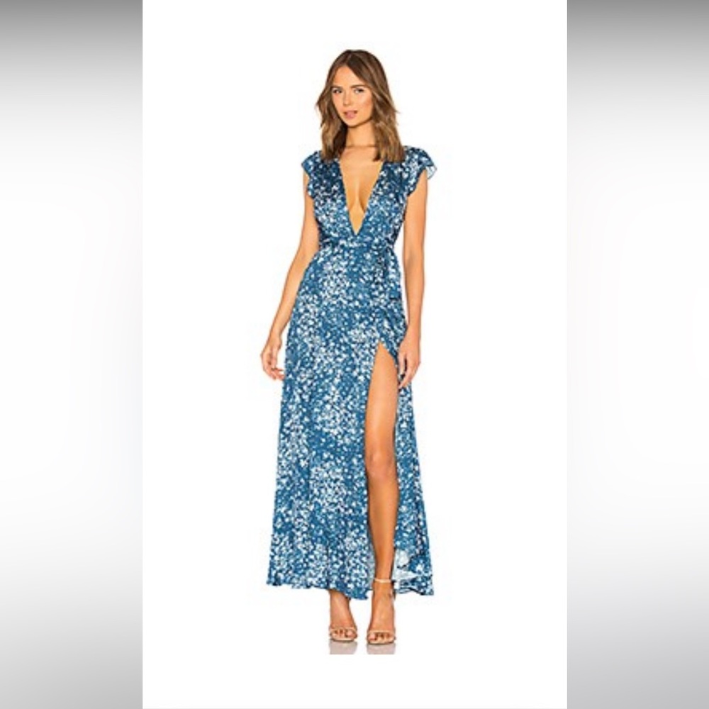 Tularosa Sid Wrap Dress in Alison Floral, L